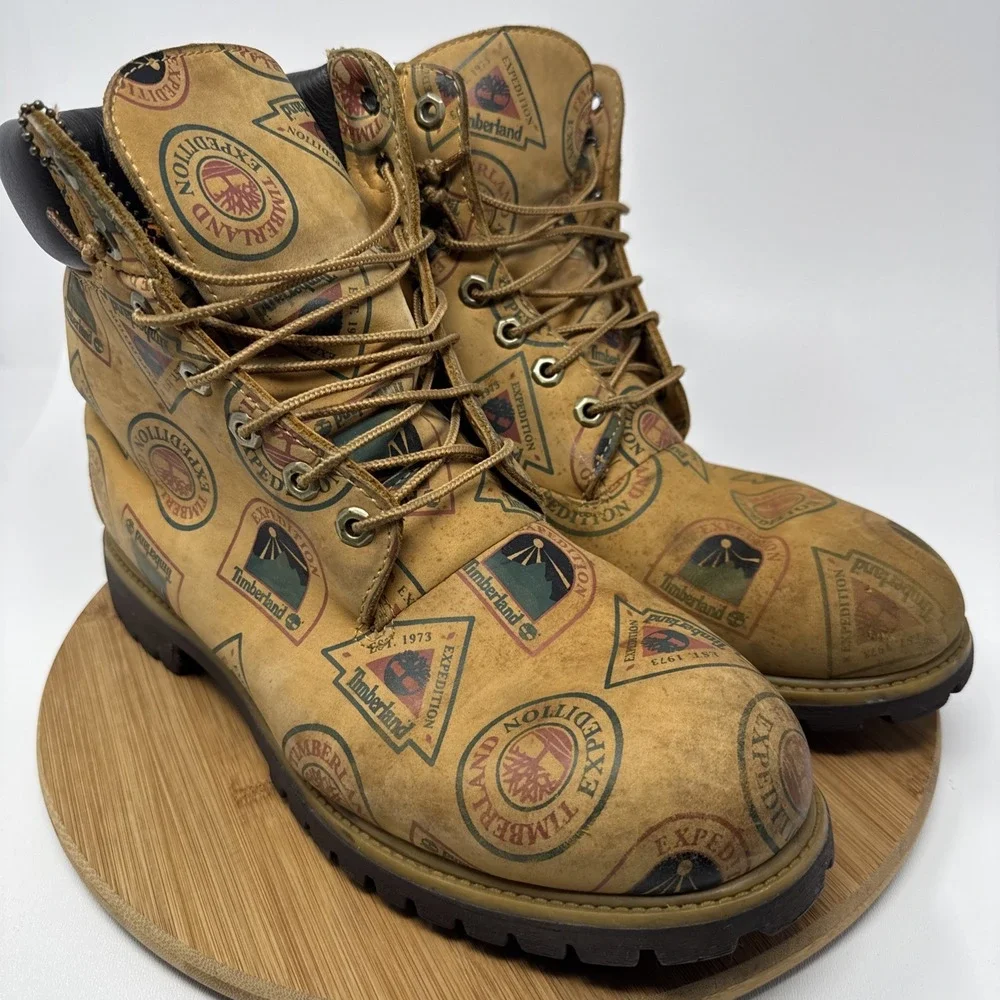 Timberland Expedition Limited Edition 1973 Wheat Nubuck Boots Mens US‎ Sz 11 1/2
